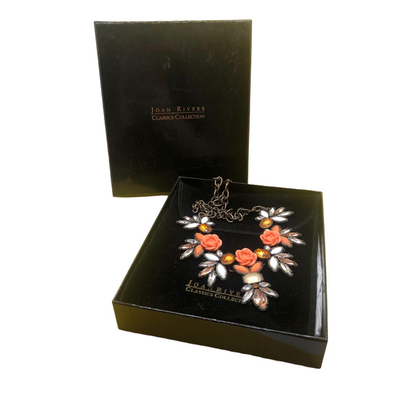 Joan Rivers Jewelry Joan Rivers Flower Statement Collection Peach